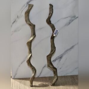 NWT - 2 Decorative Faux Tree Branches Or Driftwood Decor Pieces